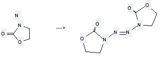 The 2-Oxazolidinone,3-amino- is used to produce 3,3'-Diazenediyl-bis-oxazolidin-2-oneV